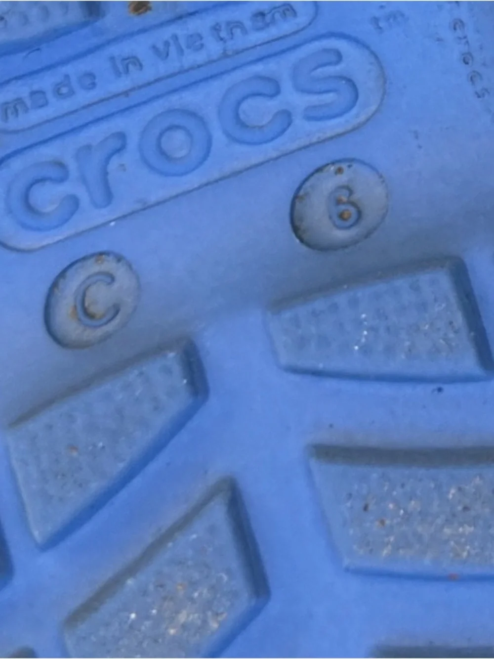 Crocs Kids TODDLERS Unisex Blue Handle It Rain Boots C6 Pull On Rubber Handles